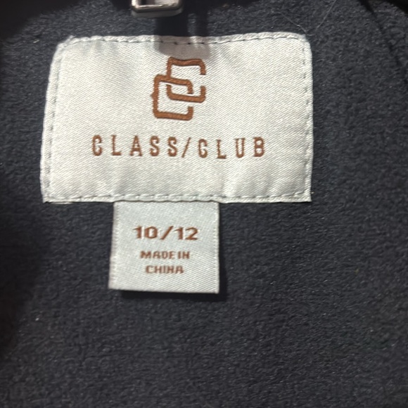 Boys puffer vest fleece lined. Zip and snaps. Size 10/12 burnt orange color. - Picture 4 of 5